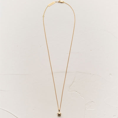 Star pendant necklace in 18k yellow gold