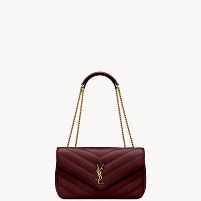 Loulou medium in matelassé lambskin