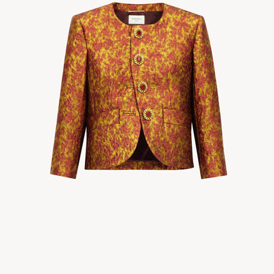Jacket in brocade