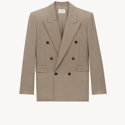 Jacket in caviar wool