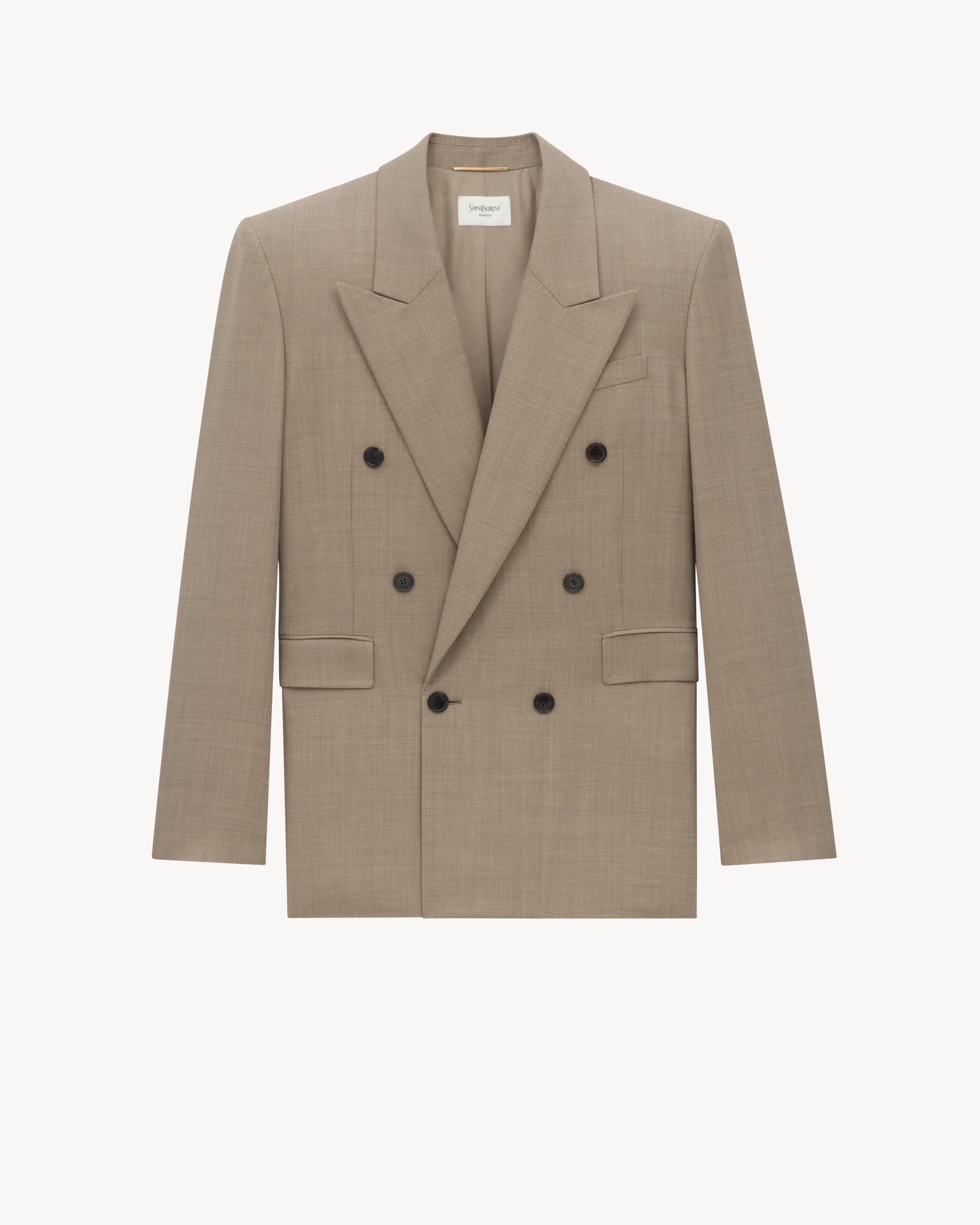 Jacket in caviar wool